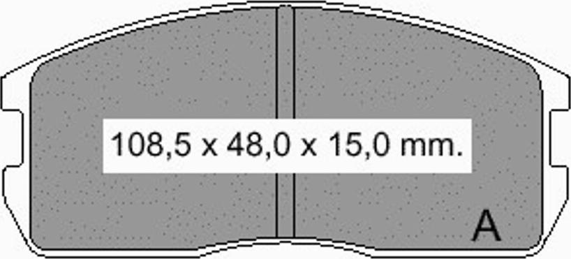 VEMA 834860 - Komplet Pločica, disk-kočnica www.molydon.hr