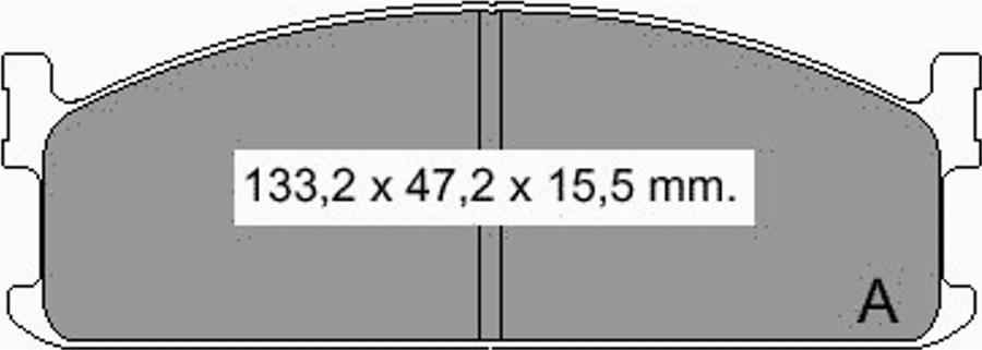 VEMA 834320 - Komplet Pločica, disk-kočnica www.molydon.hr