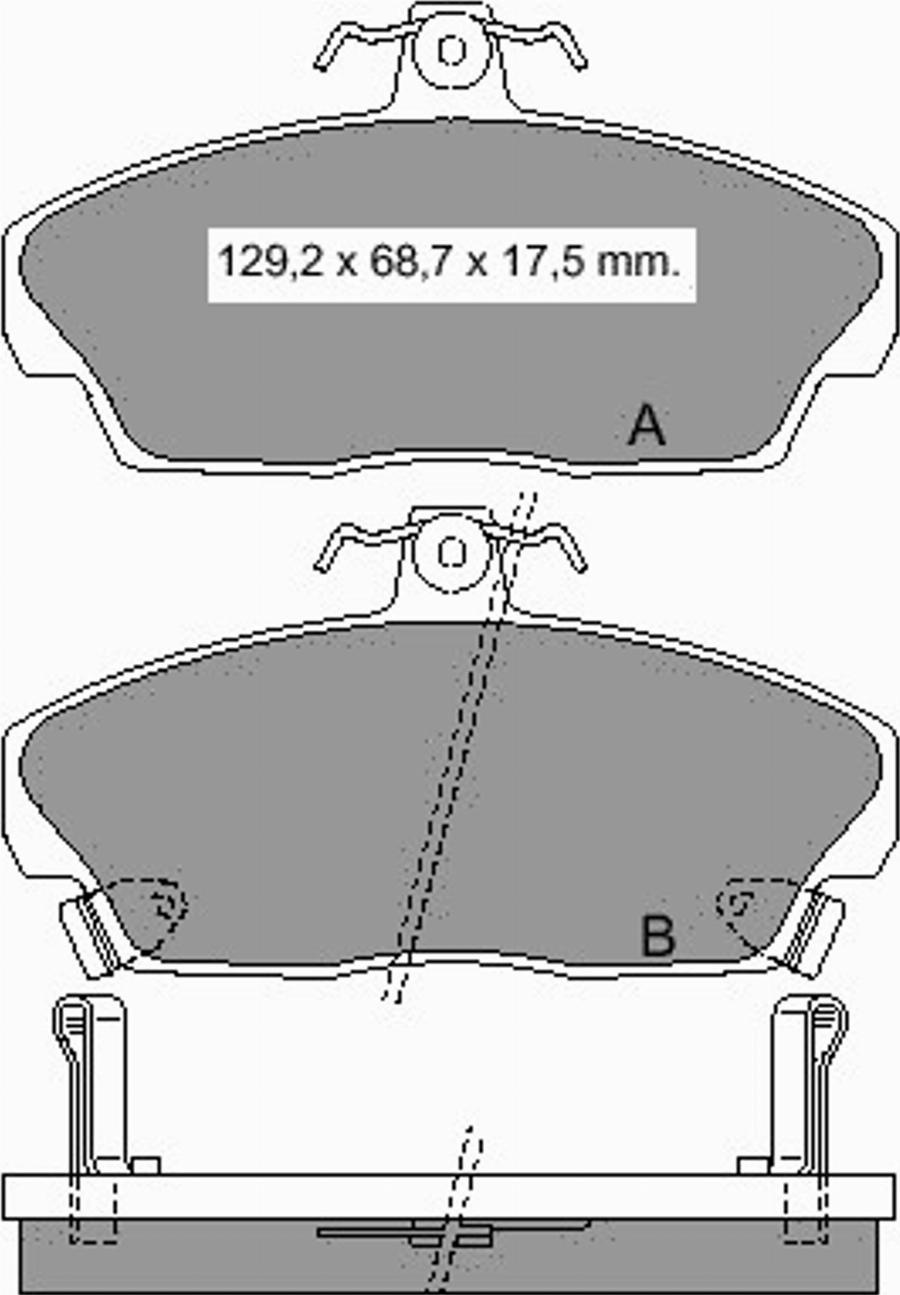 VEMA 835510 - Komplet Pločica, disk-kočnica www.molydon.hr