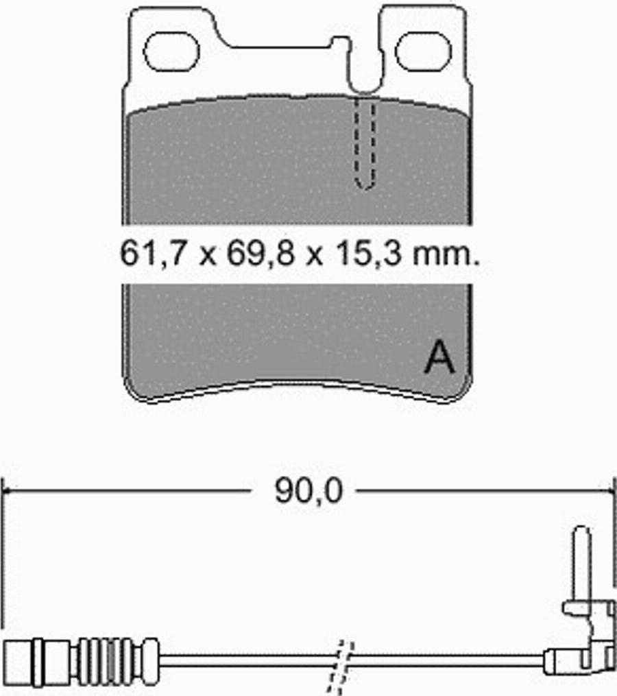 VEMA 835130 - Komplet Pločica, disk-kočnica www.molydon.hr