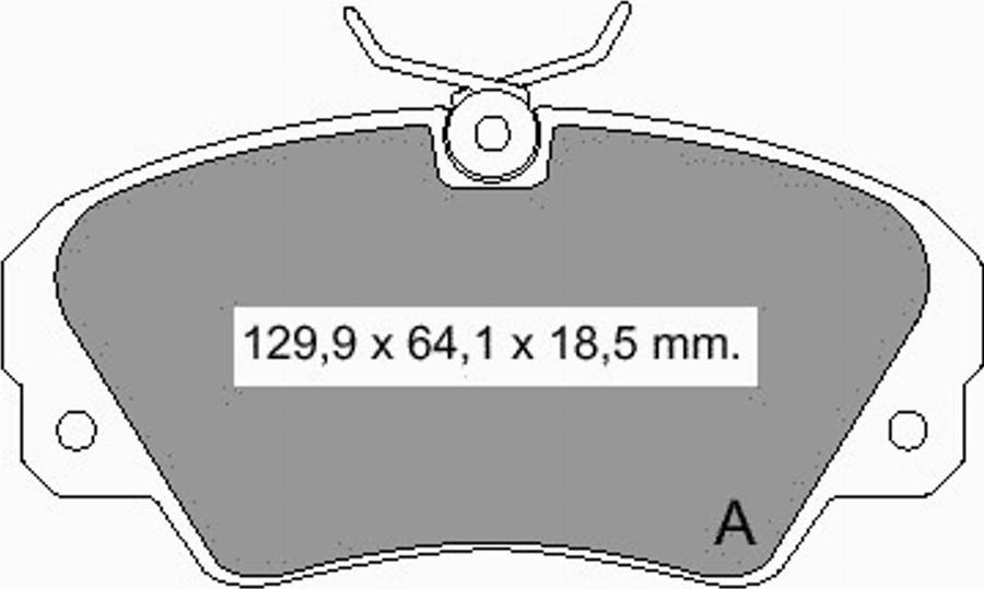 VEMA 835350 - Komplet Pločica, disk-kočnica www.molydon.hr