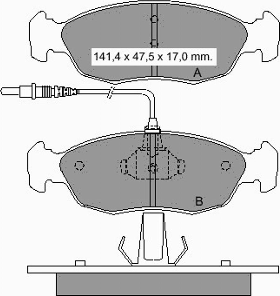 VEMA 835371 - Komplet Pločica, disk-kočnica www.molydon.hr