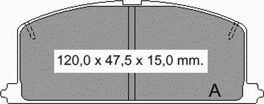 VEMA 835750 - Komplet Pločica, disk-kočnica www.molydon.hr