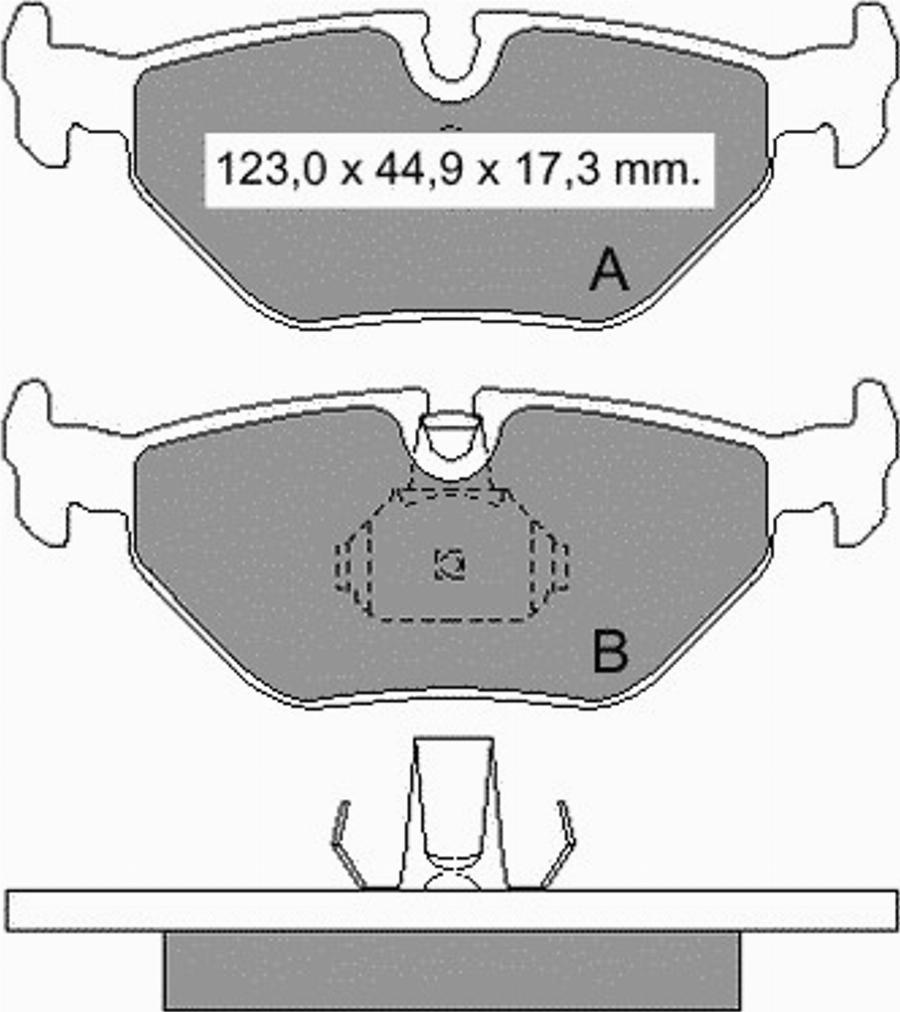 VEMA 836060 - Komplet Pločica, disk-kočnica www.molydon.hr