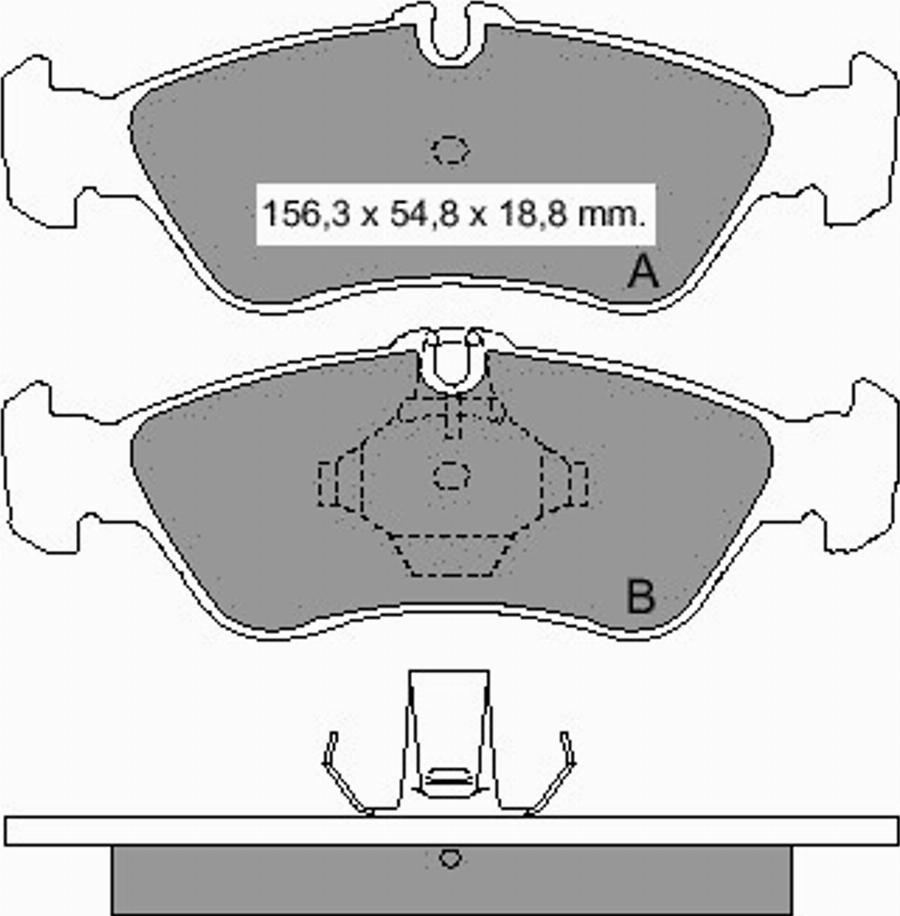 VEMA 836290 - Komplet Pločica, disk-kočnica www.molydon.hr