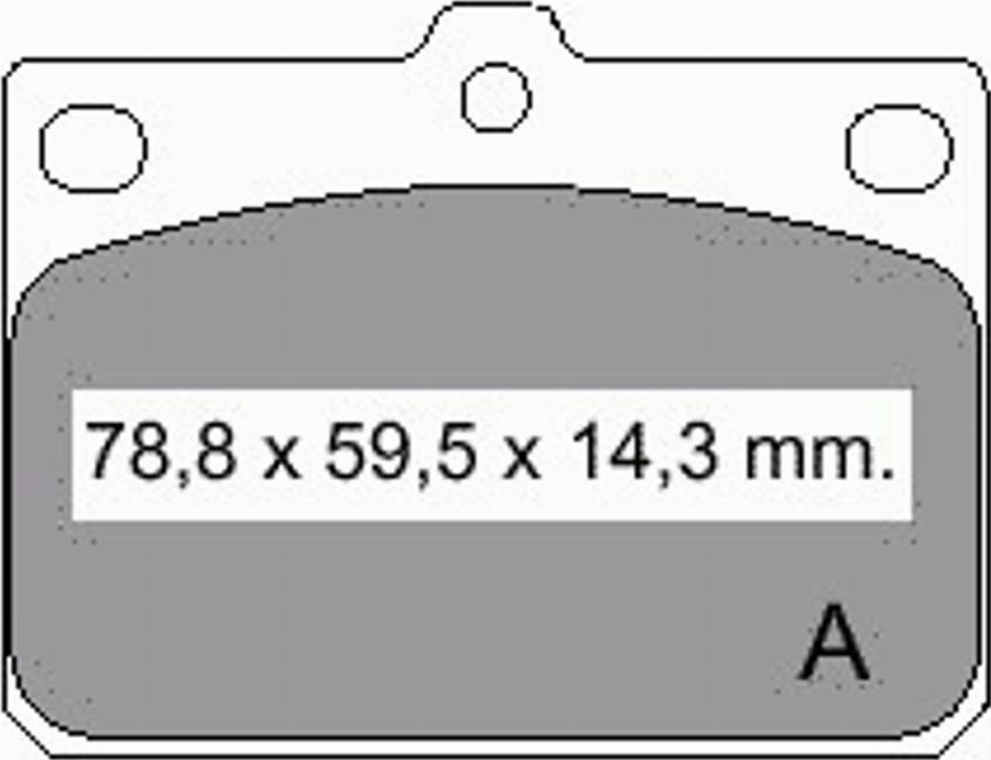 VEMA 830960 - Komplet Pločica, disk-kočnica www.molydon.hr