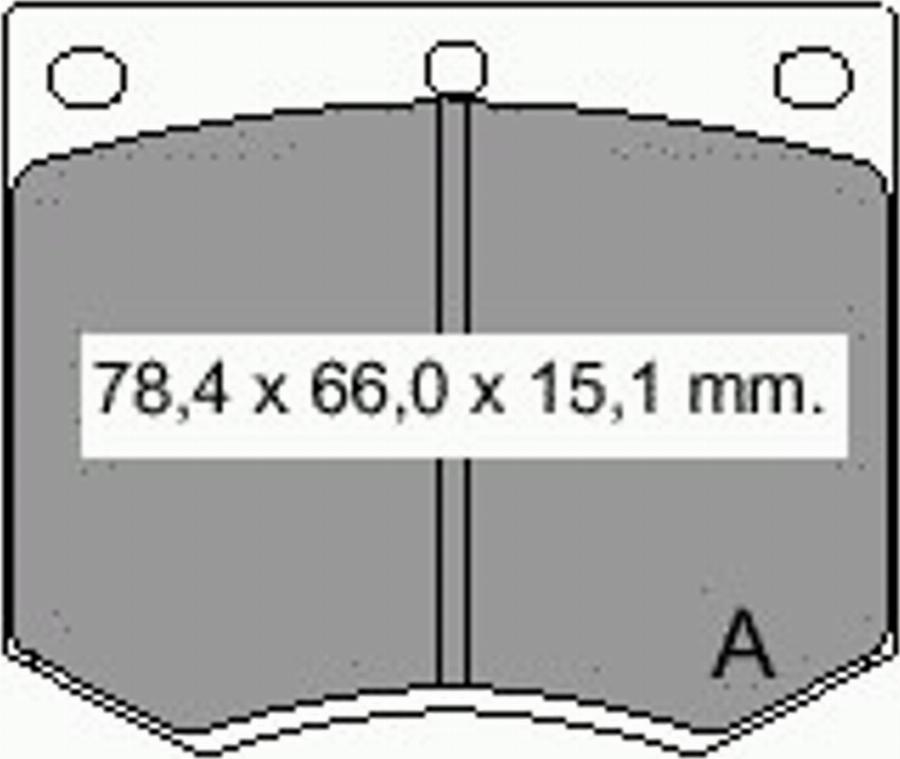 VEMA 830810 - Komplet Pločica, disk-kočnica www.molydon.hr