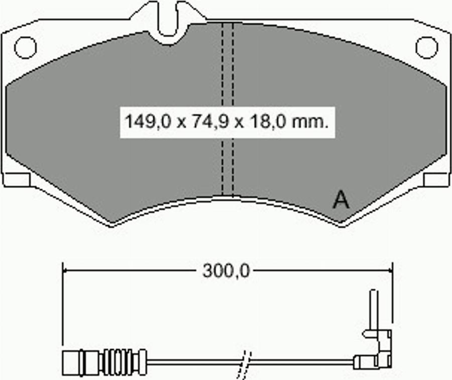 VEMA 831981 - Komplet Pločica, disk-kočnica www.molydon.hr