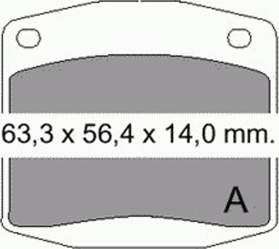 VEMA 831400 - Komplet Pločica, disk-kočnica www.molydon.hr