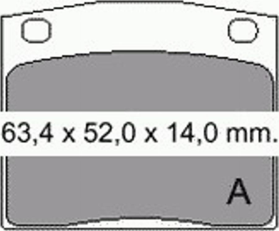 VEMA 831410 - Komplet Pločica, disk-kočnica www.molydon.hr