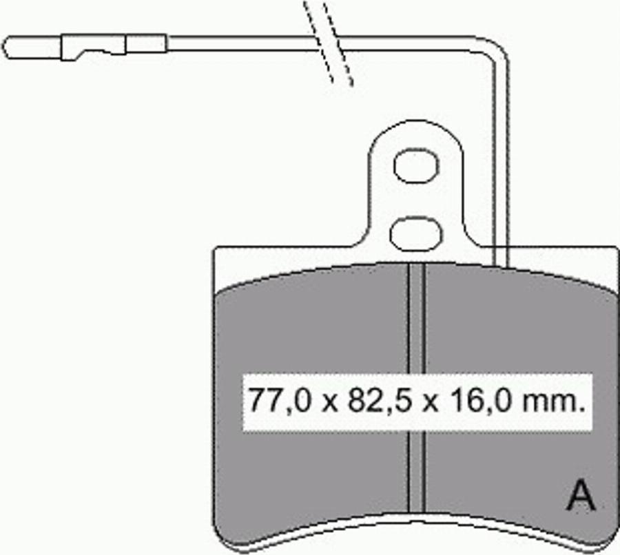 VEMA 831070 - Komplet Pločica, disk-kočnica www.molydon.hr