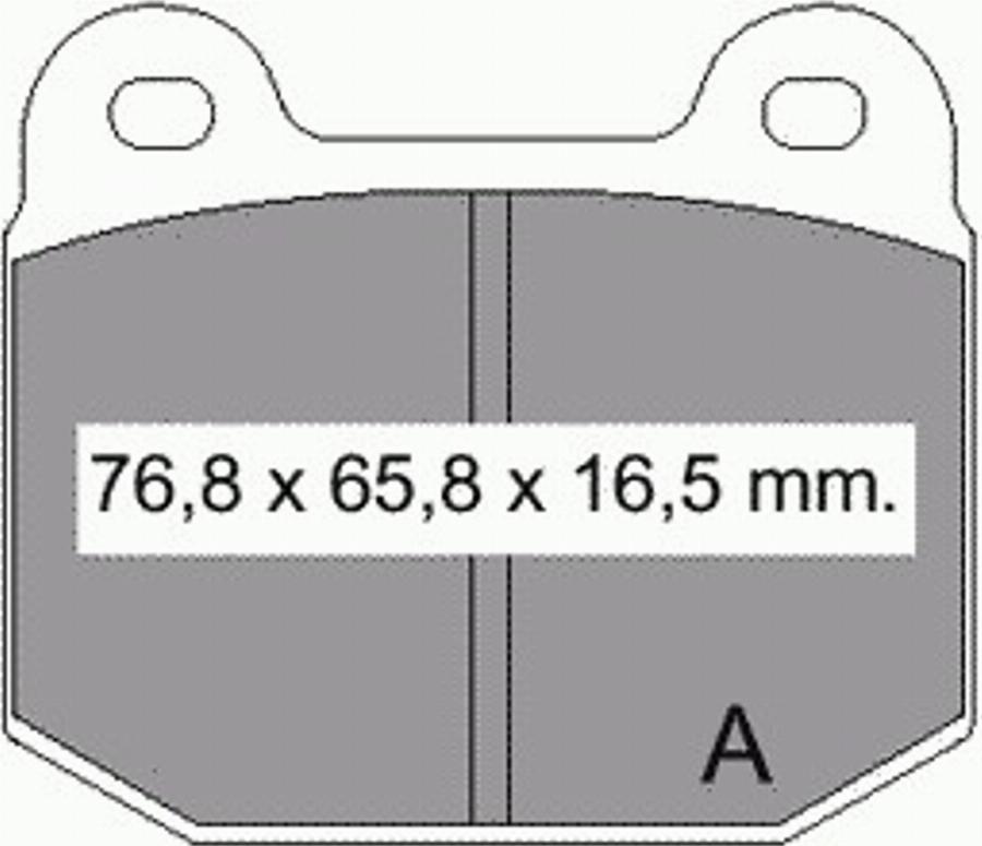 VEMA 831180 - Komplet Pločica, disk-kočnica www.molydon.hr