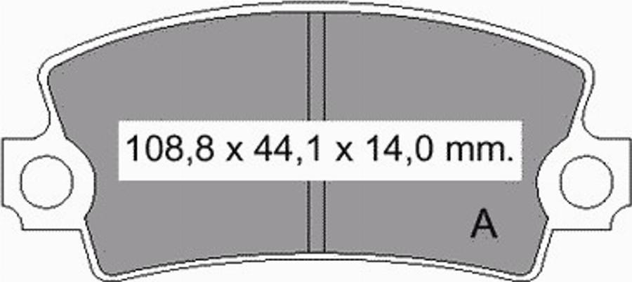 VEMA 831310 - Komplet Pločica, disk-kočnica www.molydon.hr