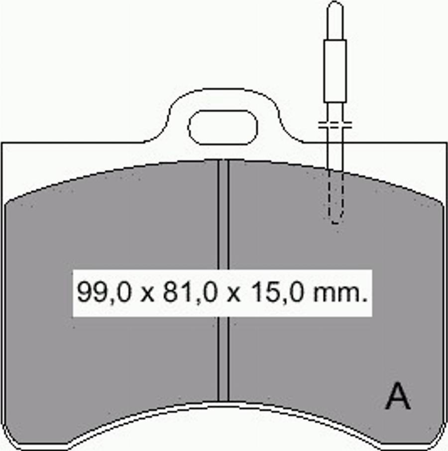 VEMA 831280 - Komplet Pločica, disk-kočnica www.molydon.hr