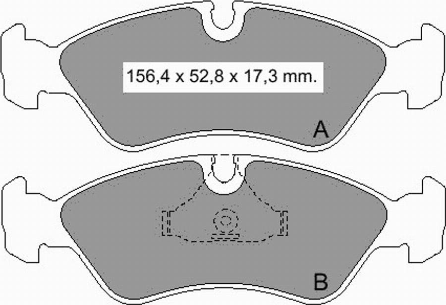 VEMA 833950 - Komplet Pločica, disk-kočnica www.molydon.hr