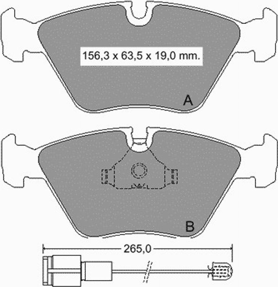 VEMA 833930 - Komplet Pločica, disk-kočnica www.molydon.hr