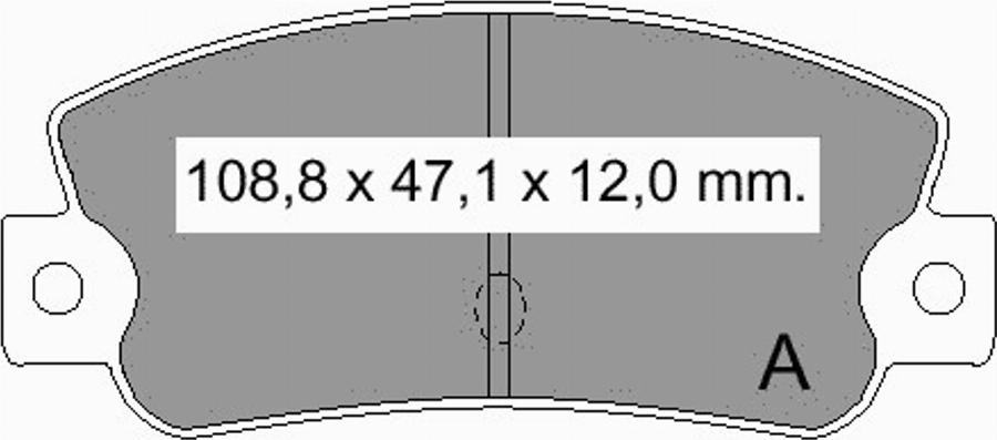 VEMA 833450 - Komplet Pločica, disk-kočnica www.molydon.hr