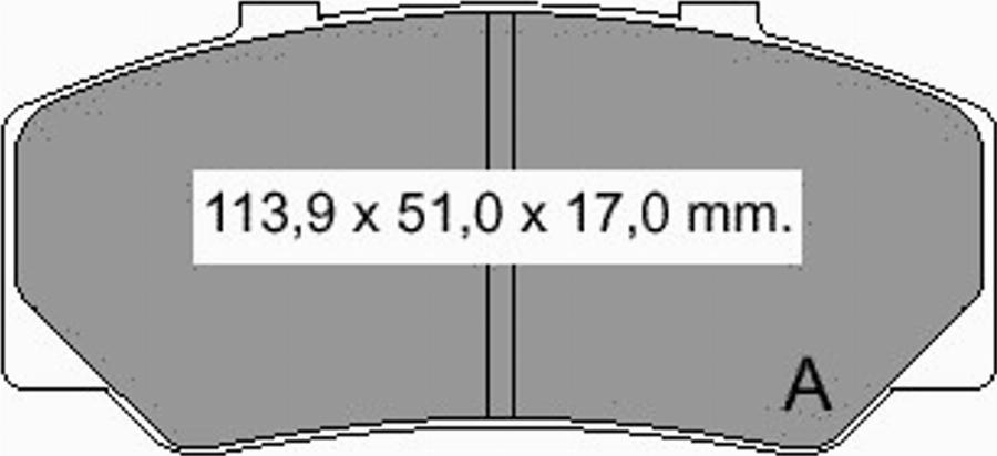 VEMA 833150 - Komplet Pločica, disk-kočnica www.molydon.hr