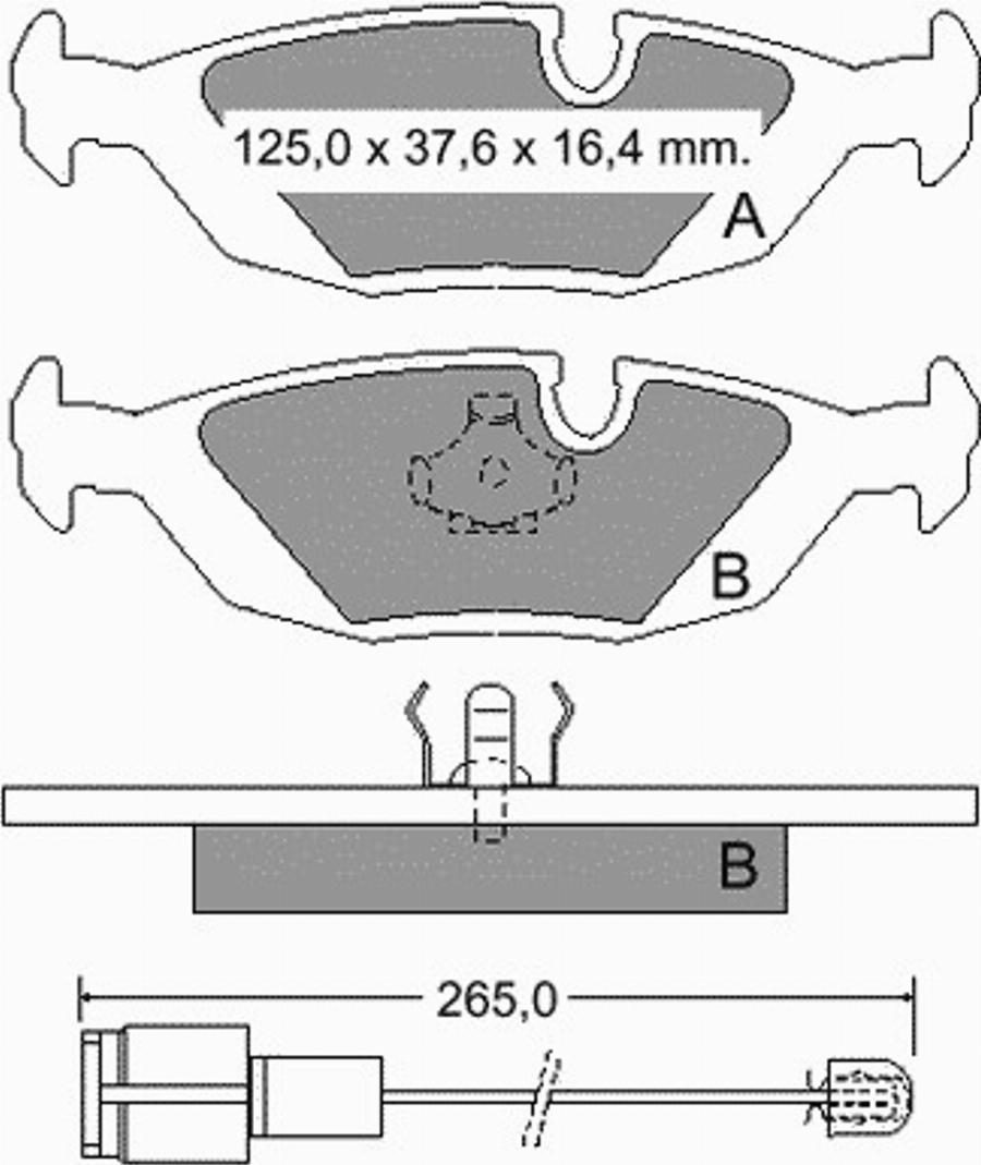 VEMA 833110 - Komplet Pločica, disk-kočnica www.molydon.hr