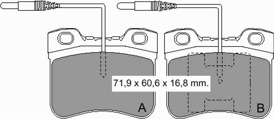 VEMA 833700 - Komplet Pločica, disk-kočnica www.molydon.hr