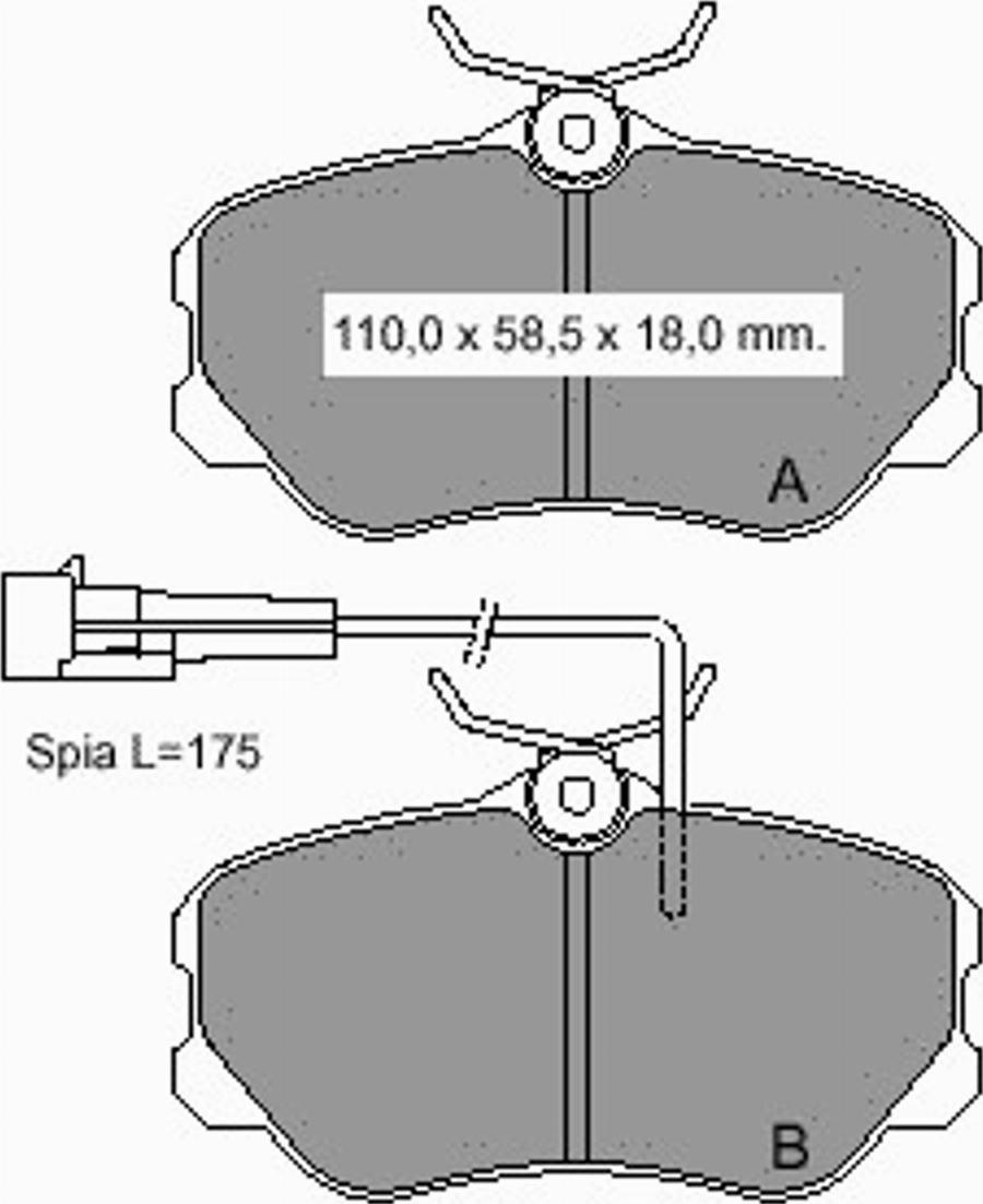 VEMA 833720 - Komplet Pločica, disk-kočnica www.molydon.hr