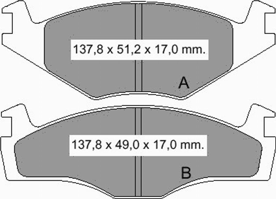 VEMA 832910 - Komplet Pločica, disk-kočnica www.molydon.hr