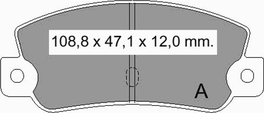 VEMA 832550 - Komplet Pločica, disk-kočnica www.molydon.hr