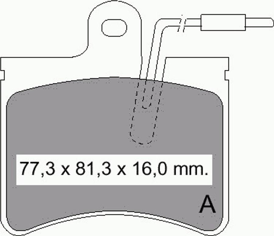 VEMA 832161 - Komplet Pločica, disk-kočnica www.molydon.hr