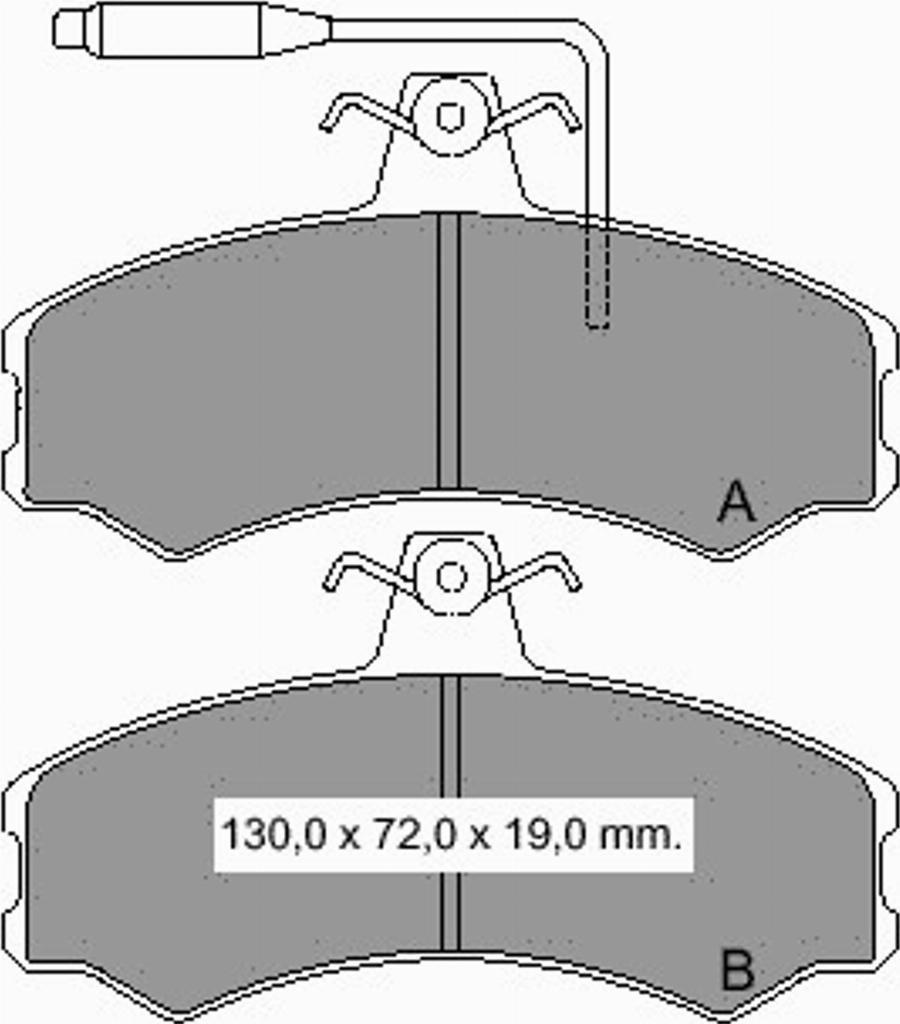 VEMA 832390 - Komplet Pločica, disk-kočnica www.molydon.hr