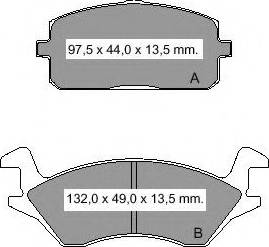 VEMA 832360 - Komplet Pločica, disk-kočnica www.molydon.hr