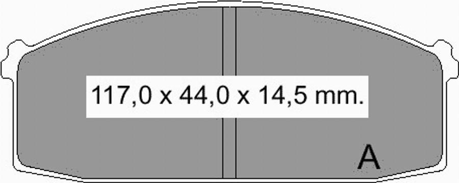 VEMA 832370 - Komplet Pločica, disk-kočnica www.molydon.hr