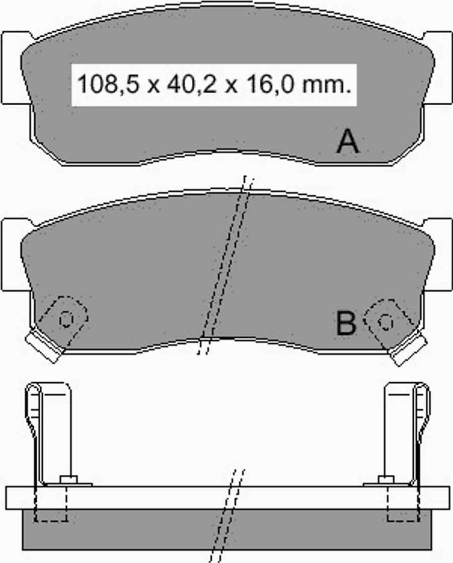 VEMA 832781 - Komplet Pločica, disk-kočnica www.molydon.hr