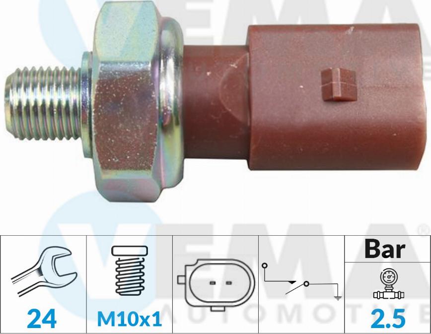 VEMA 360002 - Senzor, pritisak ulja www.molydon.hr