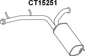 Veneporte CT15251 - Zadnji Ispušni lonac www.molydon.hr