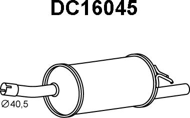 Veneporte DC16045 - Zadnji Ispušni lonac www.molydon.hr
