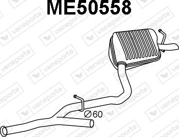 Veneporte ME50558 - Zadnji Ispušni lonac www.molydon.hr