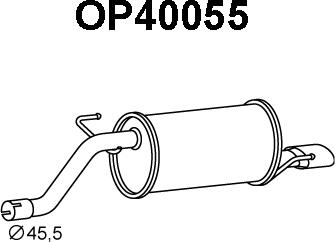 Veneporte OP40055 - Zadnji Ispušni lonac www.molydon.hr