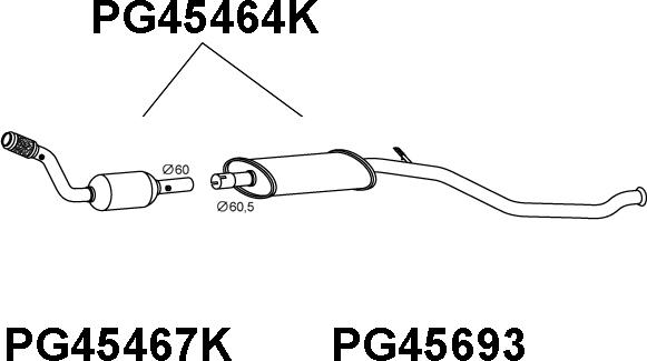 Veneporte PG45464K - Katalizator www.molydon.hr