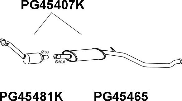 Veneporte PG45407K - Katalizator www.molydon.hr