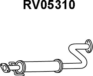 Veneporte RV05310 - Prednji Ispušni lonac www.molydon.hr