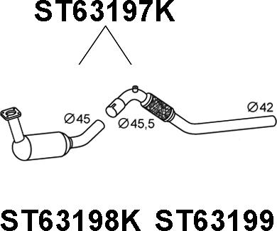 Veneporte ST63197K - Katalizator www.molydon.hr