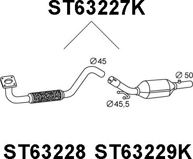 Veneporte ST63227K - Katalizator www.molydon.hr