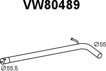 Veneporte VW80489 - Ispušna cijev www.molydon.hr