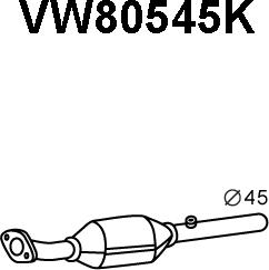 Veneporte VW80545K - Katalizator www.molydon.hr