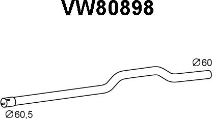 Veneporte VW80898 - Ispušna cijev www.molydon.hr