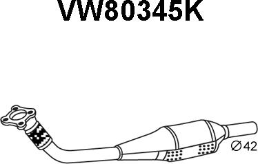 Veneporte VW80345K - Katalizator www.molydon.hr