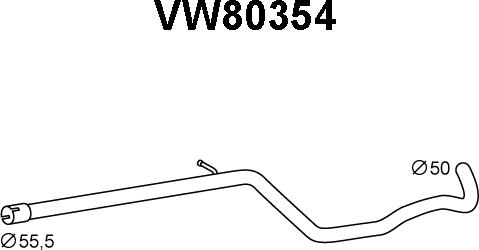 Veneporte VW80354 - Ispušna cijev www.molydon.hr