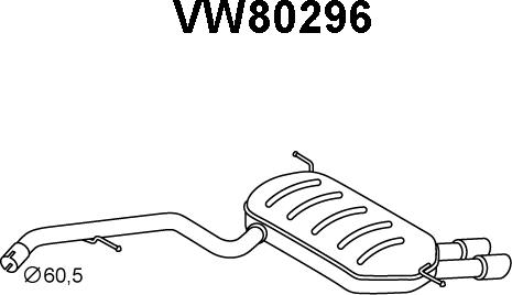 Veneporte VW80296 - Zadnji Ispušni lonac www.molydon.hr