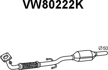 Veneporte VW80222K - Katalizator www.molydon.hr