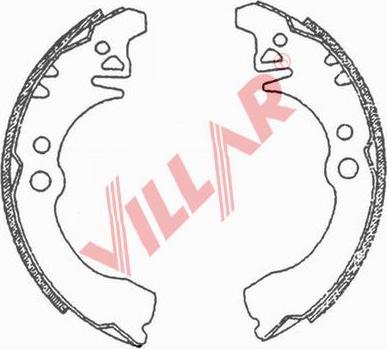 Villar 629.0695 - Komplet kočnica, bubanj kočnice www.molydon.hr